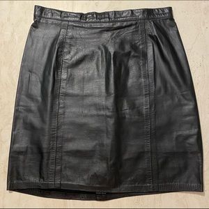Outerwear by Phoenix Leather Mini Skirt